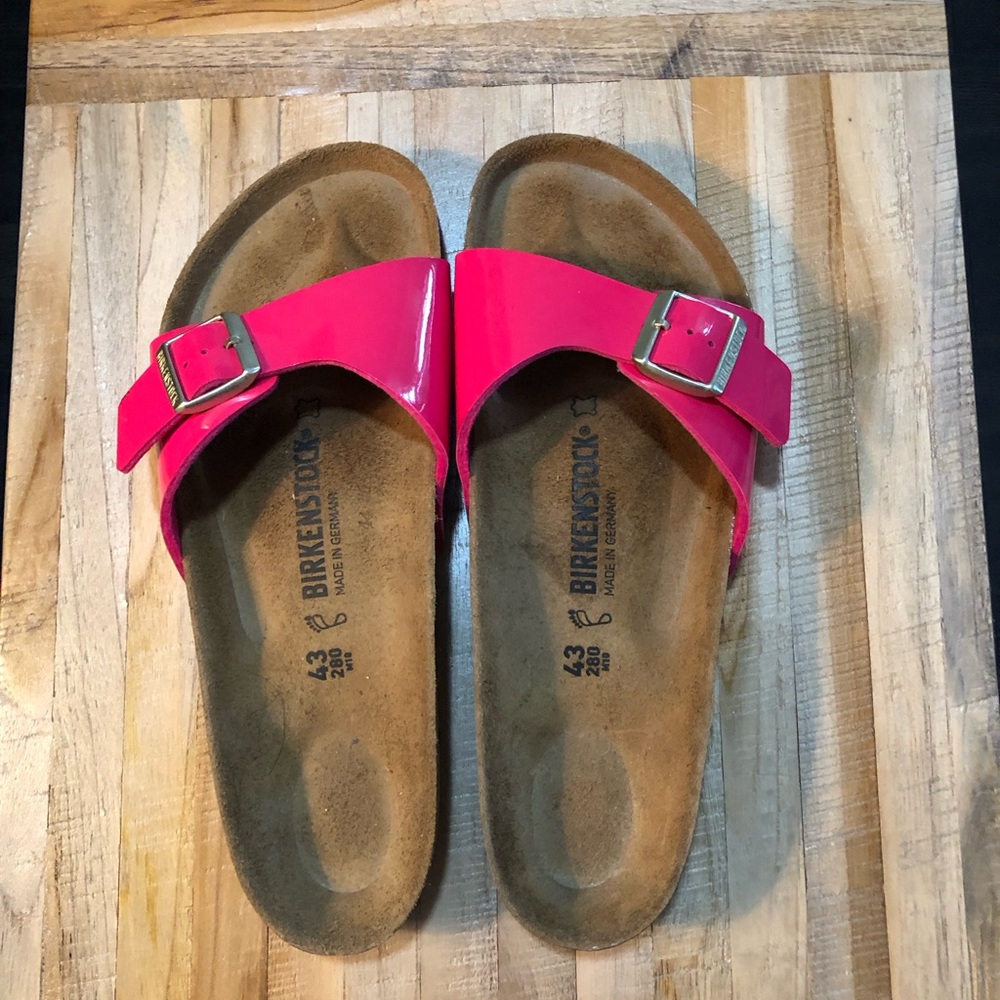 Birkenstock Pink Single Strap Sandals